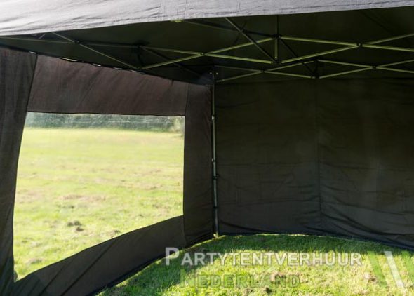 Easy up tent 3x3 meter voorkant huren - Partytentverhuur Breda